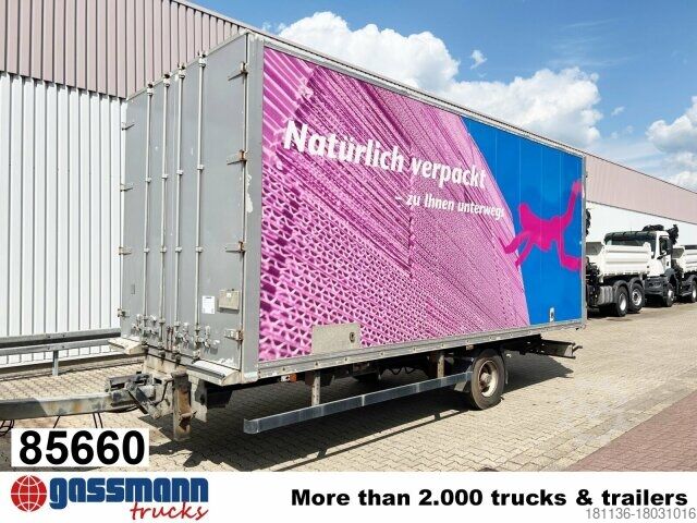 Box trailer Ackermann Ackermann, Z-LA-F 6.5/5.2 E, durchladbar, 42 cbm