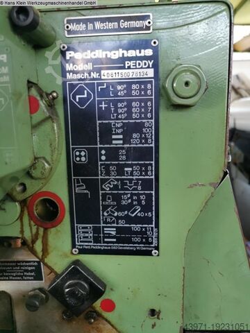 Section Steel Shear PEDDINGHAUS PEDDY