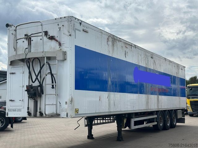 Auflieger mit Walkingfloor KRAKER CF-Z 200 Walkingfloor 92m³ 10 mm Liftachse Funk