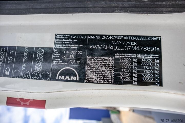 Mixer MAN TGA 32.400BB+LIEBHERR+BAND/TAPIS/THEAM16M