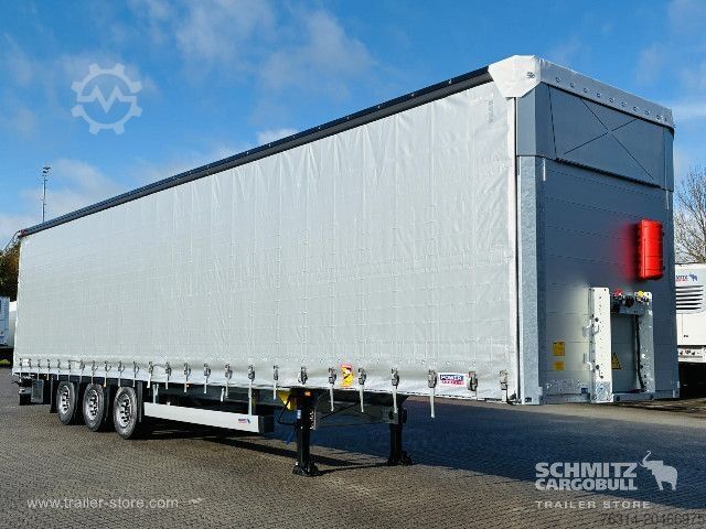 Open semitrailer with tarp Schmitz Cargobull Curtainsider Mega Getränke
