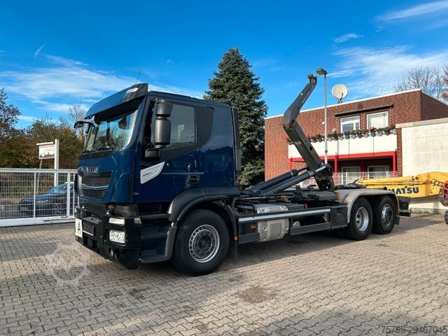 Abrollkipper IVECO 460 Stralis MEILLER Abroller mit LIft-Lenkachse