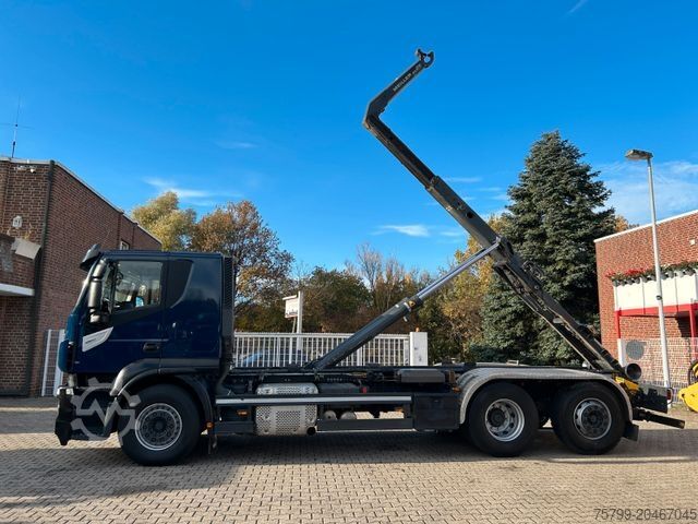 Abrollkipper IVECO 460 Stralis MEILLER Abroller mit LIft-Lenkachse