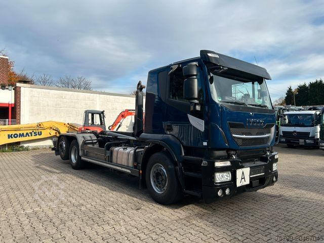 Abrollkipper IVECO 460 Stralis MEILLER Abroller mit LIft-Lenkachse