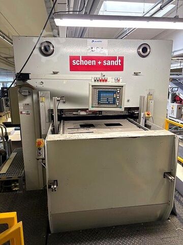 Hydraulic lift table punch press Schoen + Sandt 521