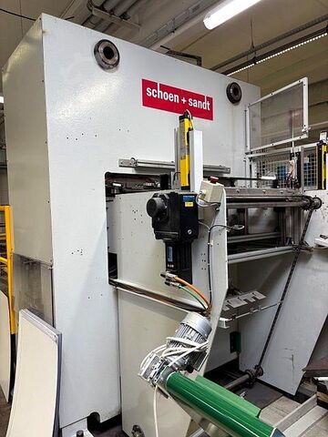 Hydraulic lift table punch press Schoen + Sandt 521