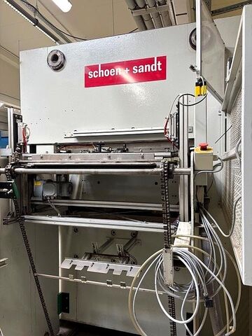 Hydraulic lift table punch press Schoen + Sandt 521