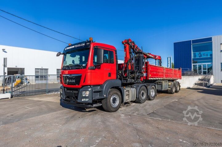 Kipper mit Kran MAN TGS 26.420 BLS-6x2/4+ EPSILON Q200Z