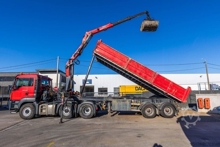 Kipper mit Kran MAN TGS 26.420 BLS-6x2/4+ EPSILON Q200Z