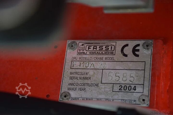 Container Overige Container met Fassi F110 A – 4 x Hidraulisch