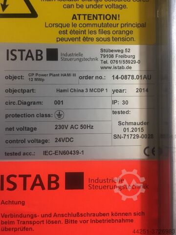 Communication cabinet computer cabinet Hirschmann Mach 1000 1020