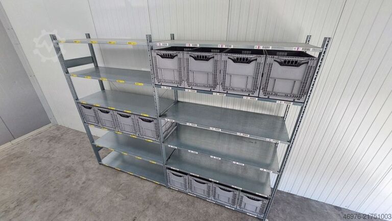 Hochregallager SSI Schäfer R3000  Kistenregal Regallänge: 3,29 lfm.