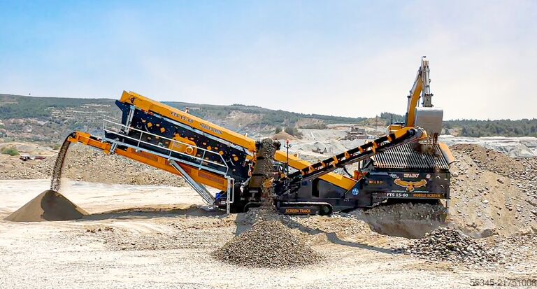 Screening Machine FABO Tracked Screening Plant Mobile Screening Plant FTS-1560