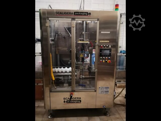 Used Sleever labelling machine 4000  BPH OMRON ULISSE 4000