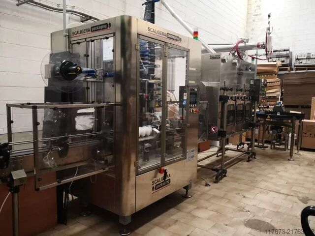 Used Sleever labelling machine 4000  BPH OMRON ULISSE 4000