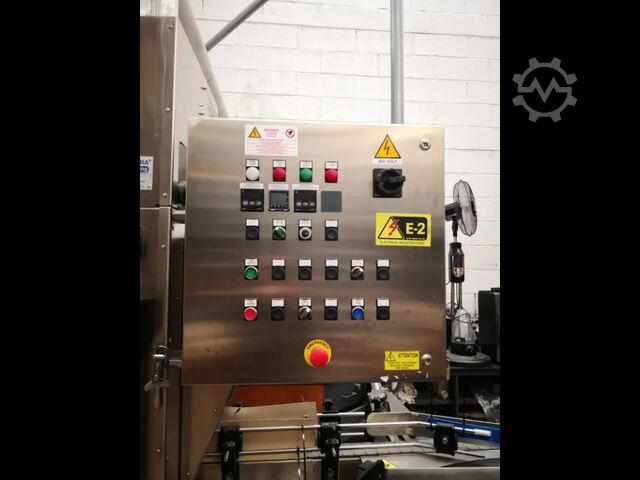 Used Sleever labelling machine 4000  BPH OMRON ULISSE 4000