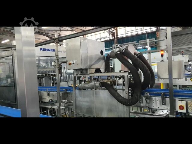 Used Glass bottling line for ciders 32.000 BPH Berchi 
