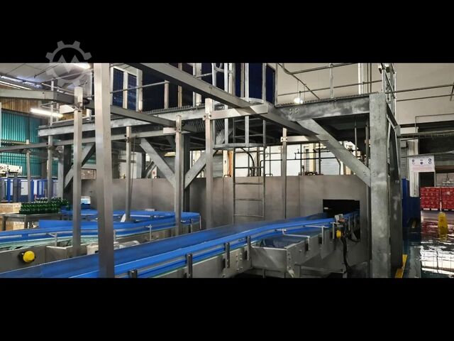 Used Glass bottling line for ciders 32.000 BPH Berchi 