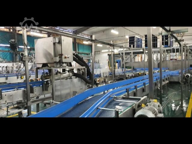 Used Glass bottling line for ciders 32.000 BPH Berchi 