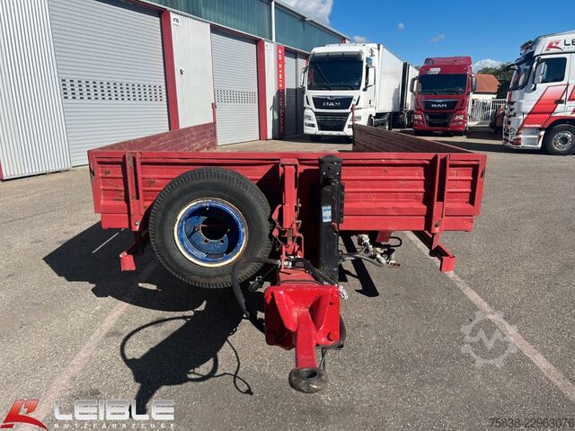 Low loader trailer MÜLLER-MITTELTAL ETü-TA*Deichsel verstellbar*Auffahrrampe*Blatt*