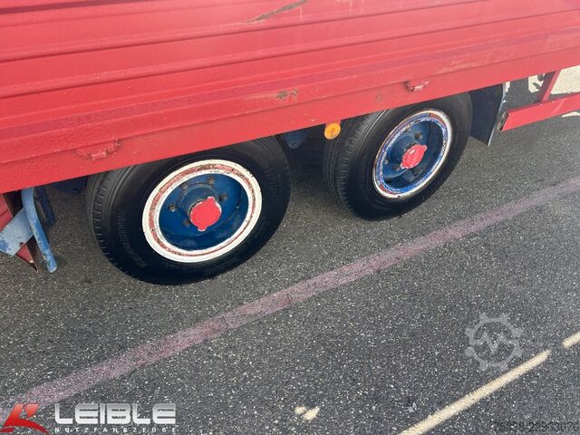 Low loader trailer MÜLLER-MITTELTAL ETü-TA*Deichsel verstellbar*Auffahrrampe*Blatt*