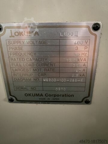 Cnc lathe OKUMA LB10I-M