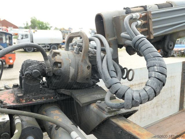 Open semitrailer FLOOR FLO-17-30K1, Rollkran Kennis, Hatz-Motor,Gelenkt