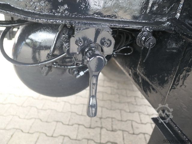 Auflieger mit offener Pritsche LANGENDORF SSH 20/21, Rollkran MKG, Gelenkt, 7.800mm lang