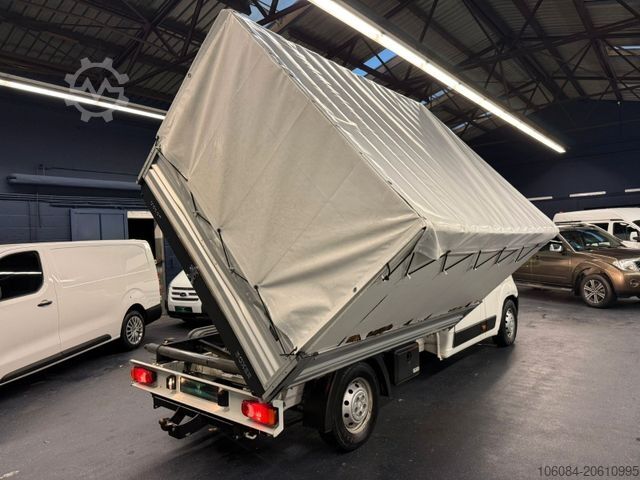 Tipper van PEUGEOT Boxer DoKa 3 Seiten Kipper Klima AHK 3,0T 2.Hand