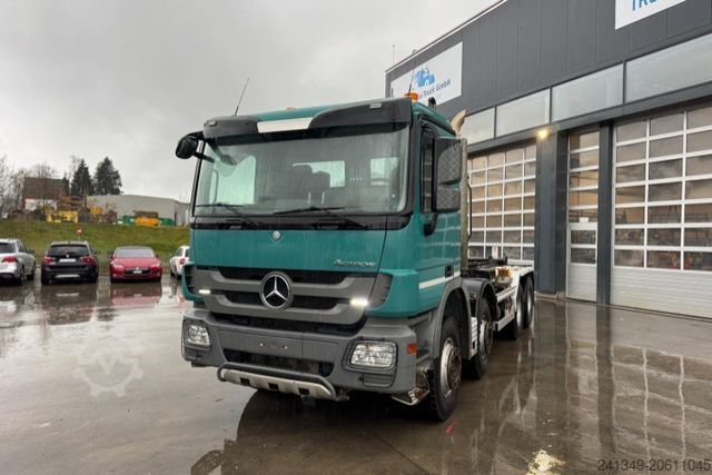 Roll-off tipper truck MERCEDES-BENZ Actros 3248 8x4 Hiab 26T SWS