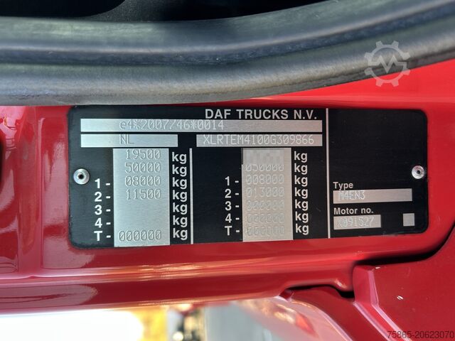 Standard tractor DAF CF 410 FT Space Cab / 623 dkm / New Tacho V2 / ...