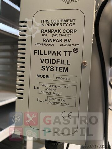 UNTERGESTELL FILLPAK TT & FILLPAK TTC Ranpak Fillpak TT