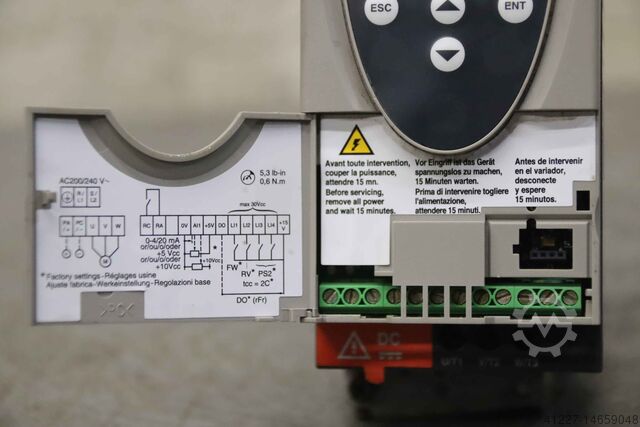Frequency converter 0.37 kW Telemecanique ATV11HU09M2E
