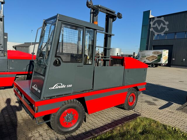 Side loader forklift Linde S50 //Duplex 4850 mm //