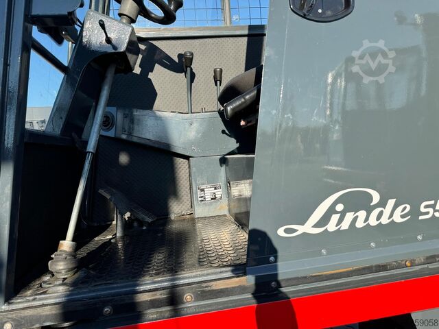 Side loader forklift Linde S50 //Duplex 4850 mm //