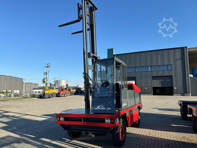 Side loader forklift Linde S50 //Duplex 4850 mm //