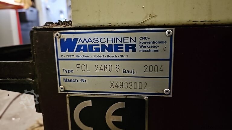 CNC-Drehmaschine Tokarka CNC Wagner FCL 2480 S