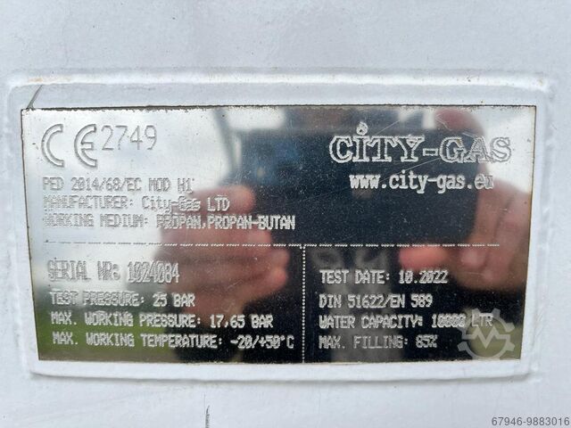 Propane- butane installation