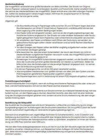 Digitaldruckmaschine Canon image PRESS C10000 VP