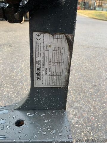 Multi-pallet handler 2/1 profile type Stabau PK 30-S-BR01 Doppelpalettengabel