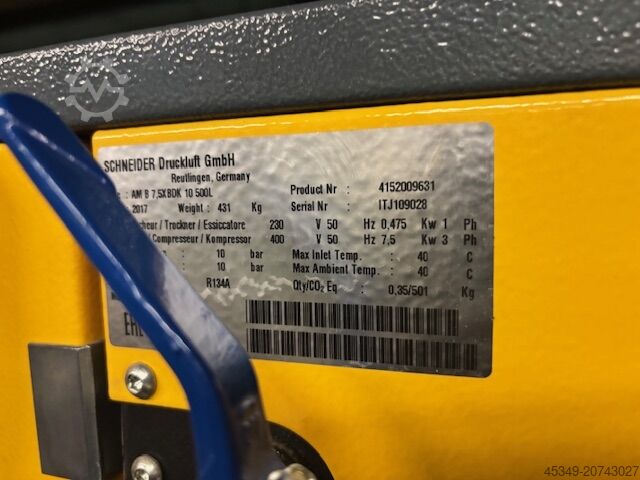 Kompressor Schneider AM B 7,5XBDK 10 500L