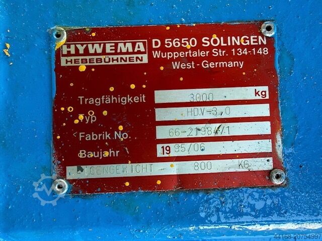 Schweißdrehtisch,Drehtisch,Positionierer Hywema Säulenhubdrehvorrichtung HDV-3.0