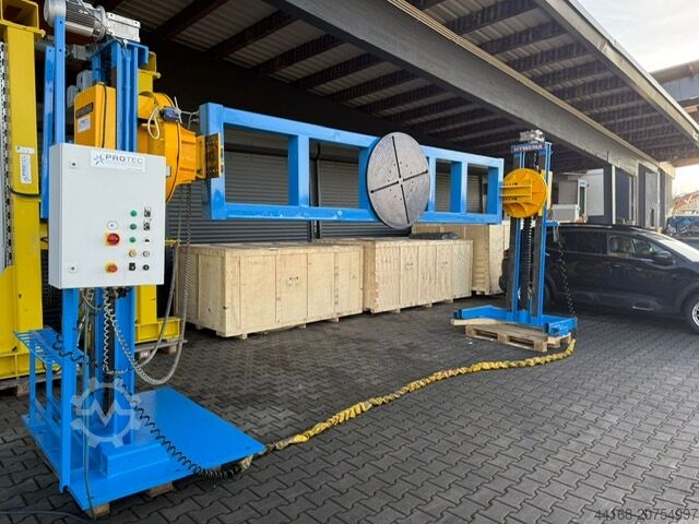 Schweißdrehtisch,Drehtisch,Positionierer Hywema Säulenhubdrehvorrichtung HDV-3.0