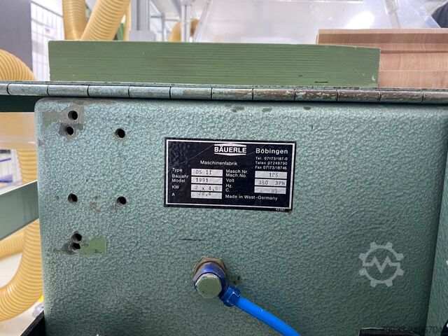 Double trimming saw Double circular saw Bäuerle Bäuerle Doppelkreissäge Doppelabkürzsäge DS II