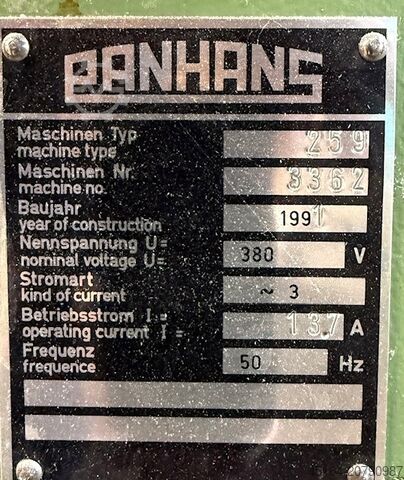 Schwenkfräse Panhans 259
