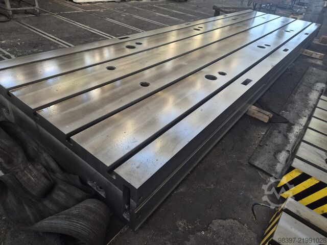 Mounting plate with T-slots PORĘBA, DEFUM, SKODA PŁYTA MONTAŻOWA Z ROWKAMI TEOWYMI