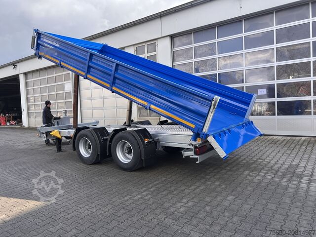 Kippanhänger Möslein TTD 19 B neuer 19 t Tandemkipper- Tieflader hydraulischer Klappe