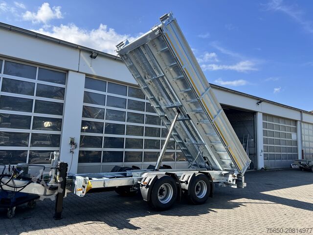 Kippanhänger Möslein TTD 19 B  neuer 19 t Tandemkipper- Tieflader hydraulischer Klappe