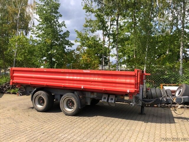 Dreiseitenkipper Anhänger Möslein TTD 19 Schwebheim 19 t Tandemkipper- Tieflader