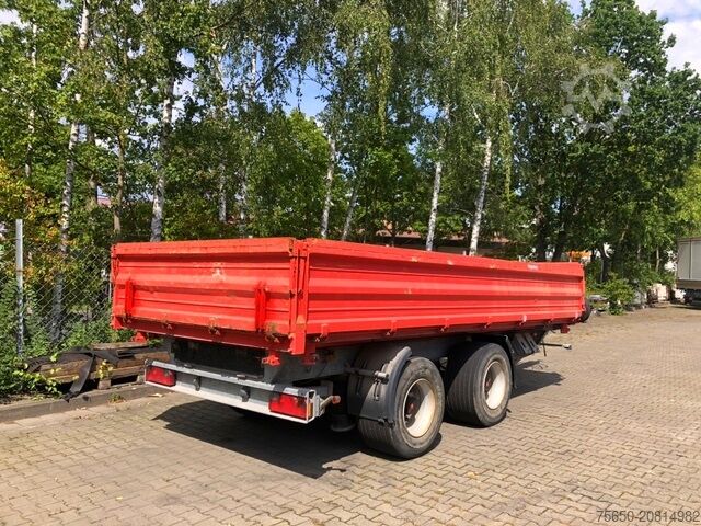 Dreiseitenkipper Anhänger Möslein TTD 19 Schwebheim  19 t Tandemkipper- Tieflader